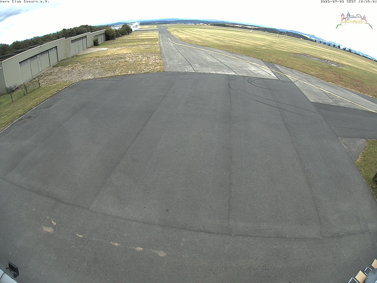 Archiv Foto Webcam Vorfeld Aero Club Coburg