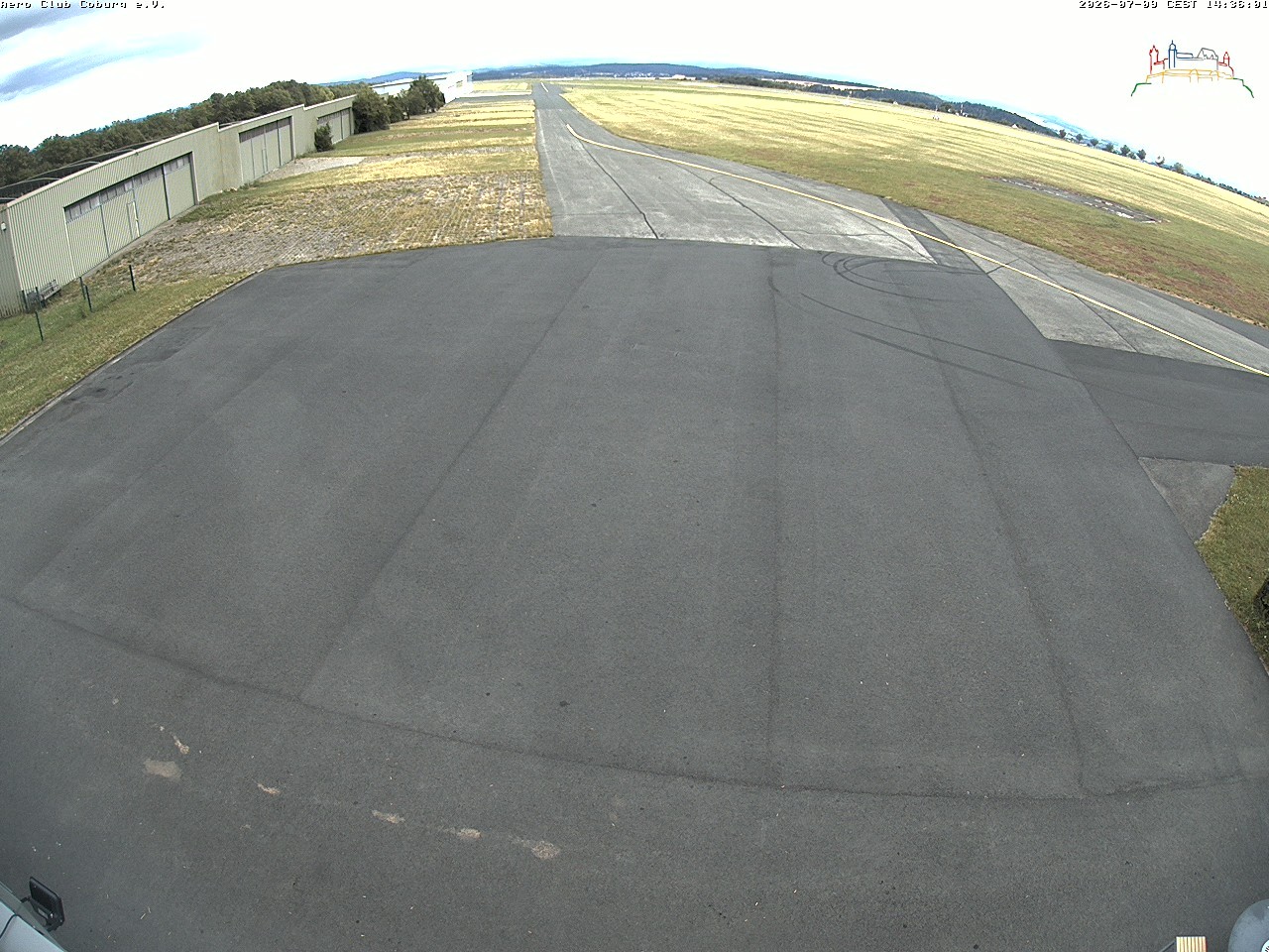 Archiv Foto Webcam Vorfeld Aero Club Coburg