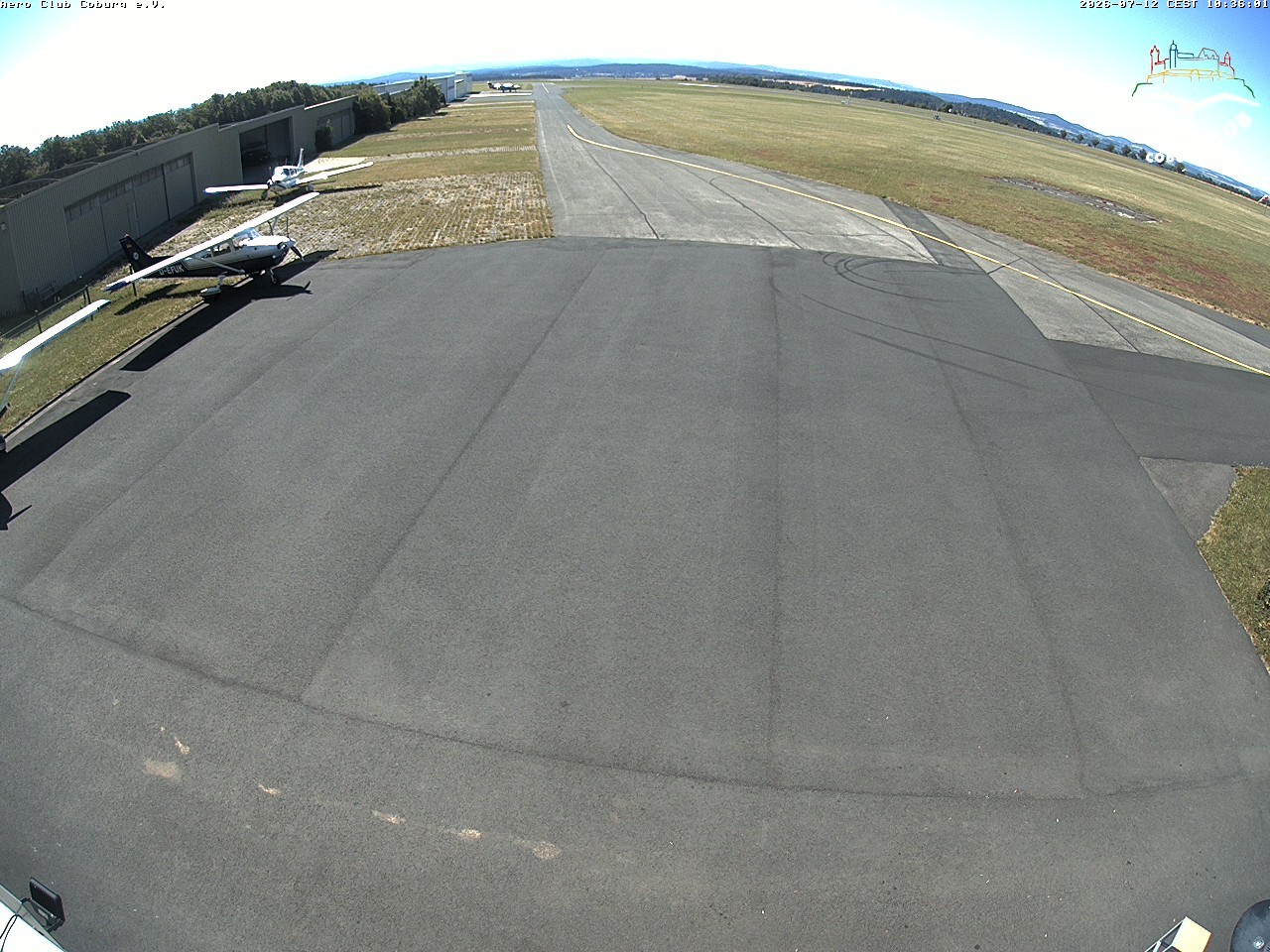 Archived image Webcam Aero Club Coburg