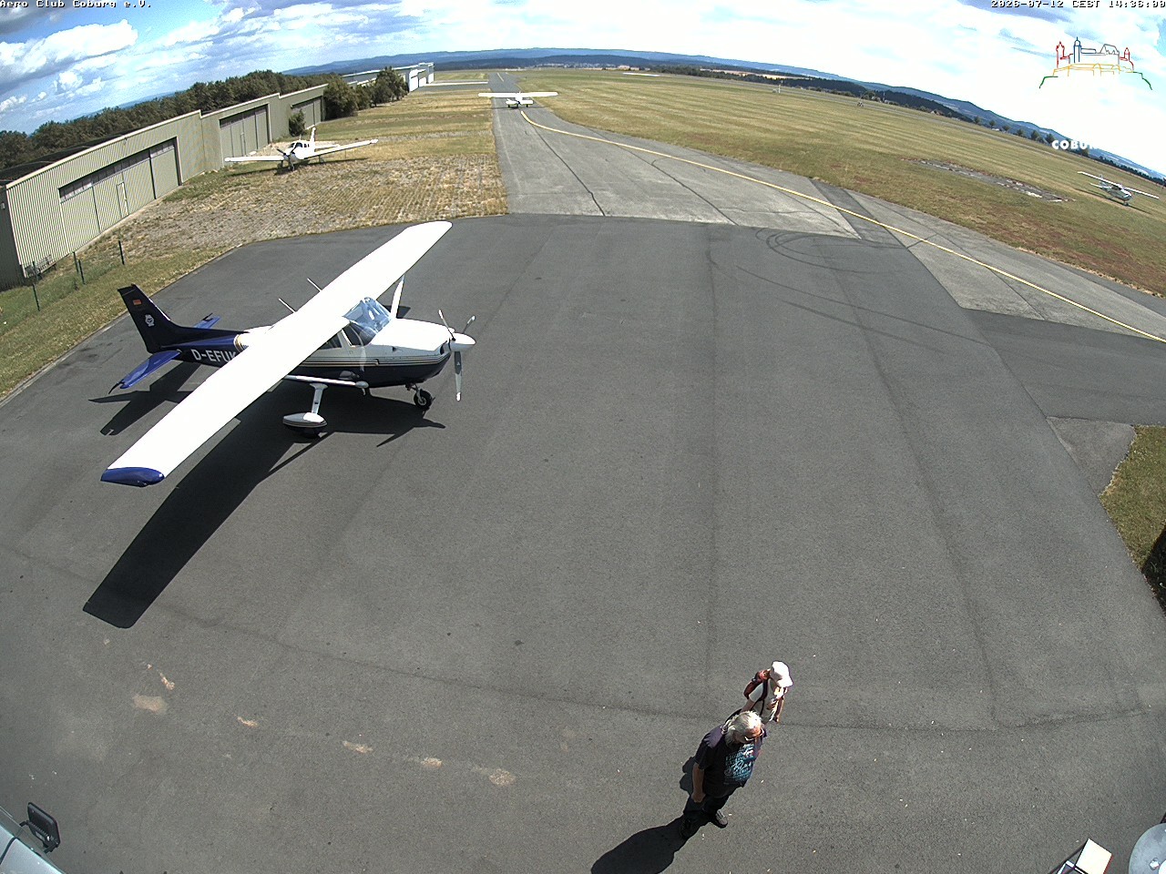 Archived image Webcam Aero Club Coburg