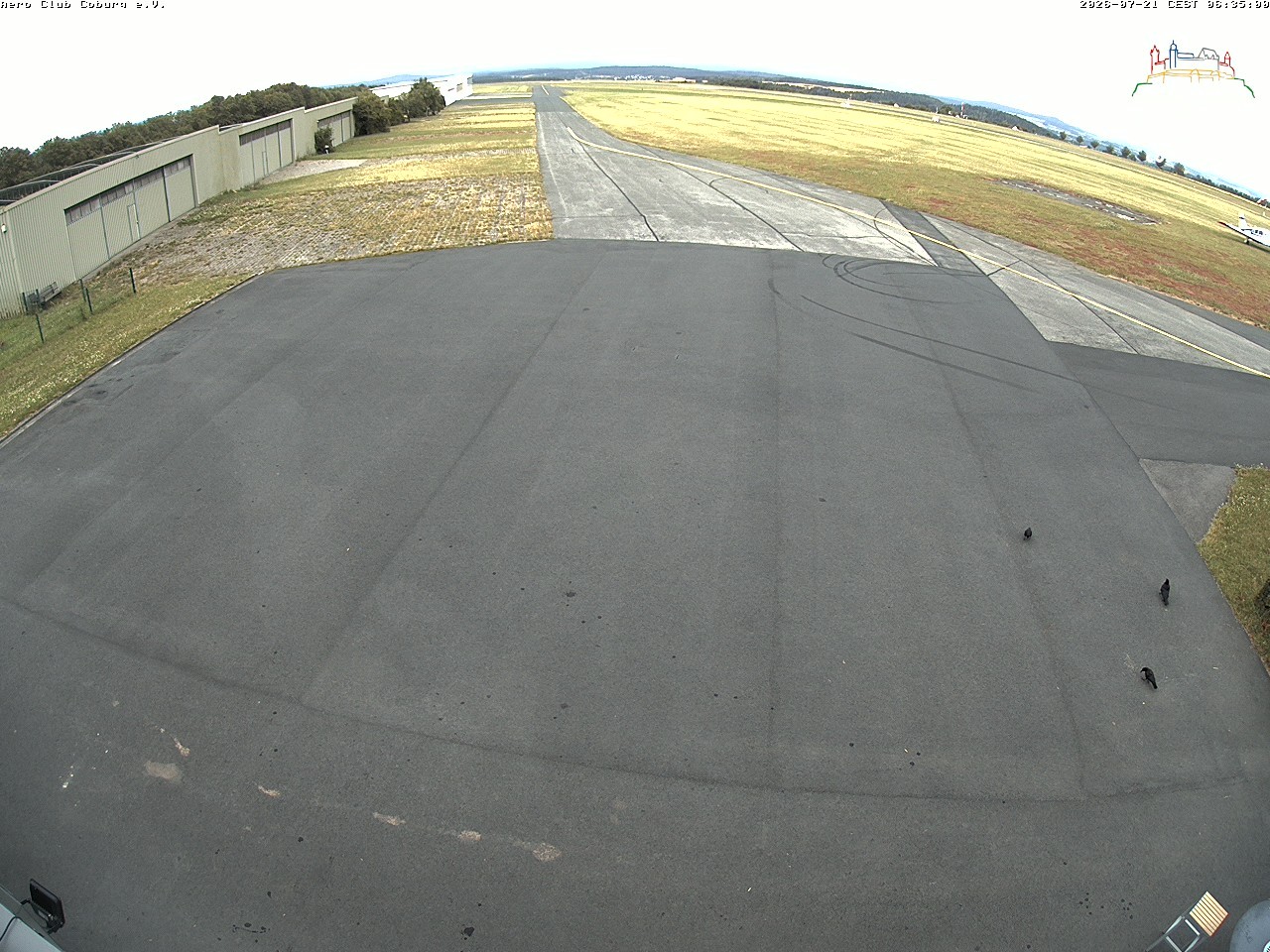 Archiv Foto Webcam Vorfeld Aero Club Coburg
