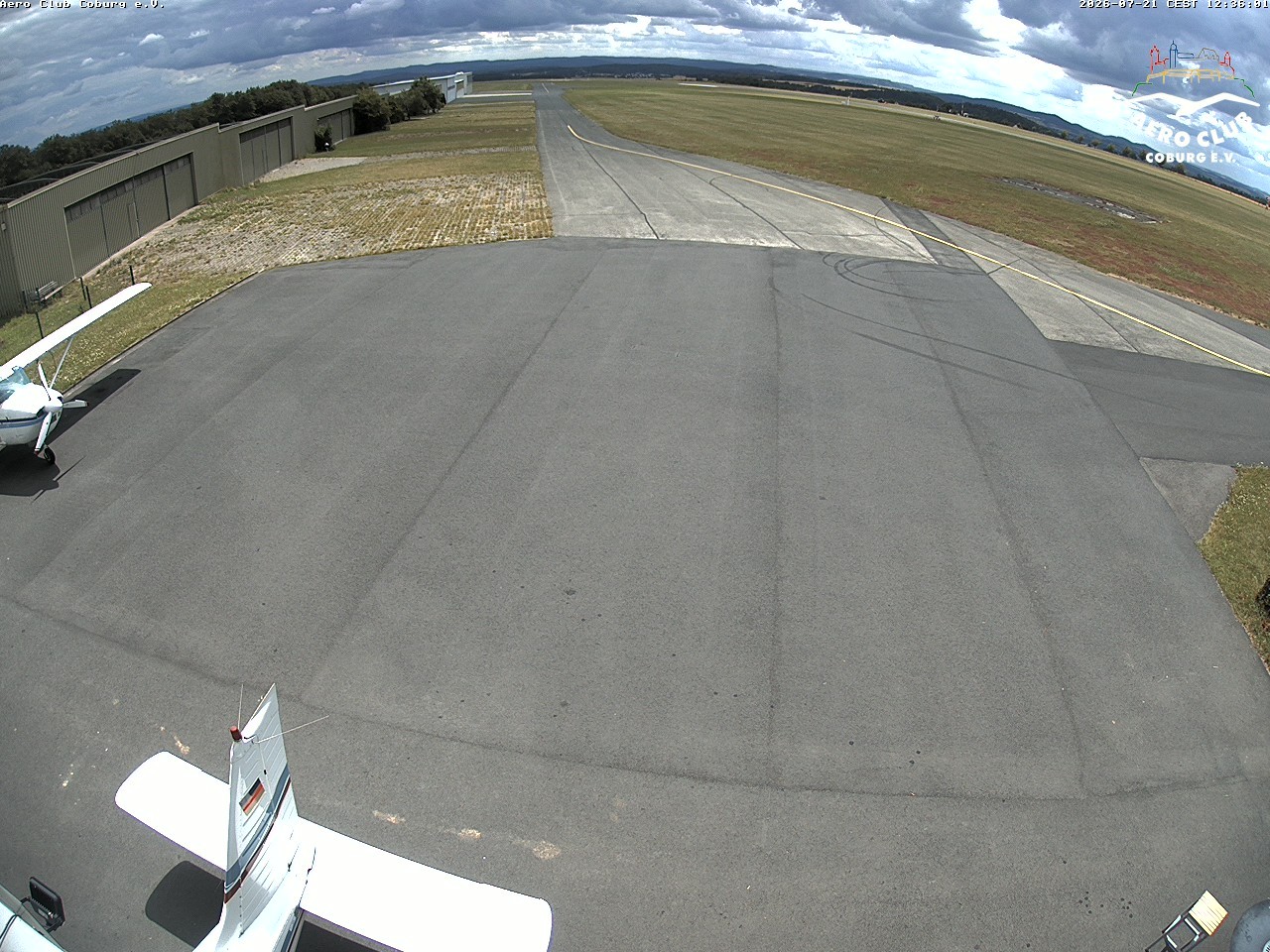 Archiv Foto Webcam Vorfeld Aero Club Coburg