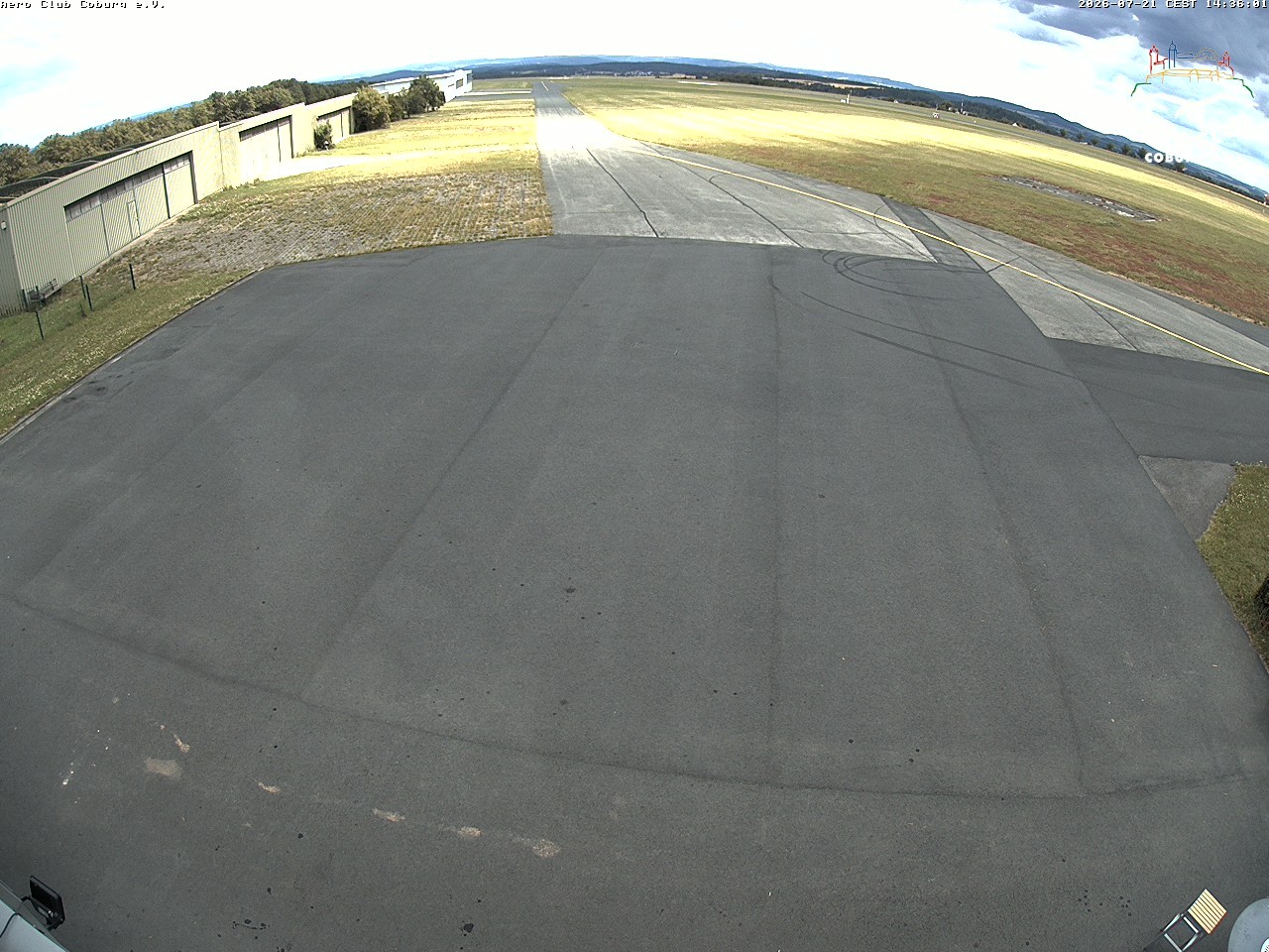 Archiv Foto Webcam Vorfeld Aero Club Coburg