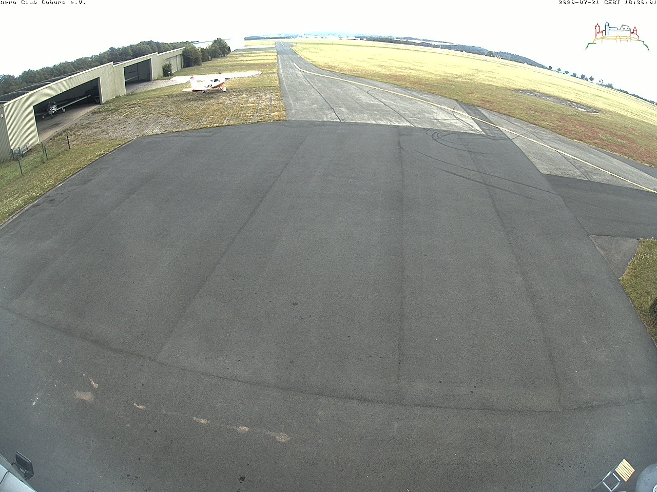 Archiv Foto Webcam Vorfeld Aero Club Coburg