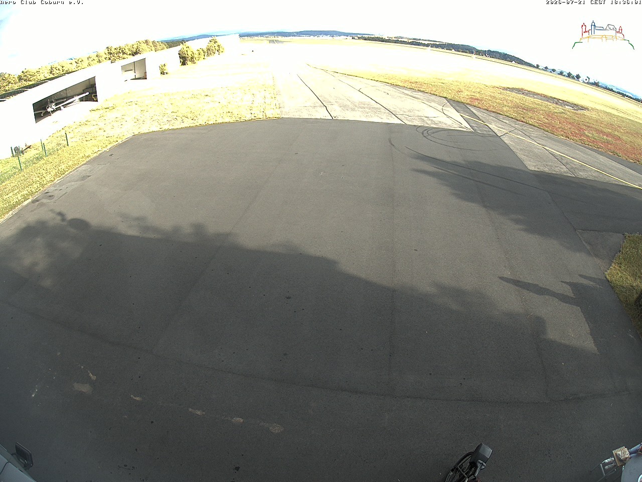 Archiv Foto Webcam Vorfeld Aero Club Coburg