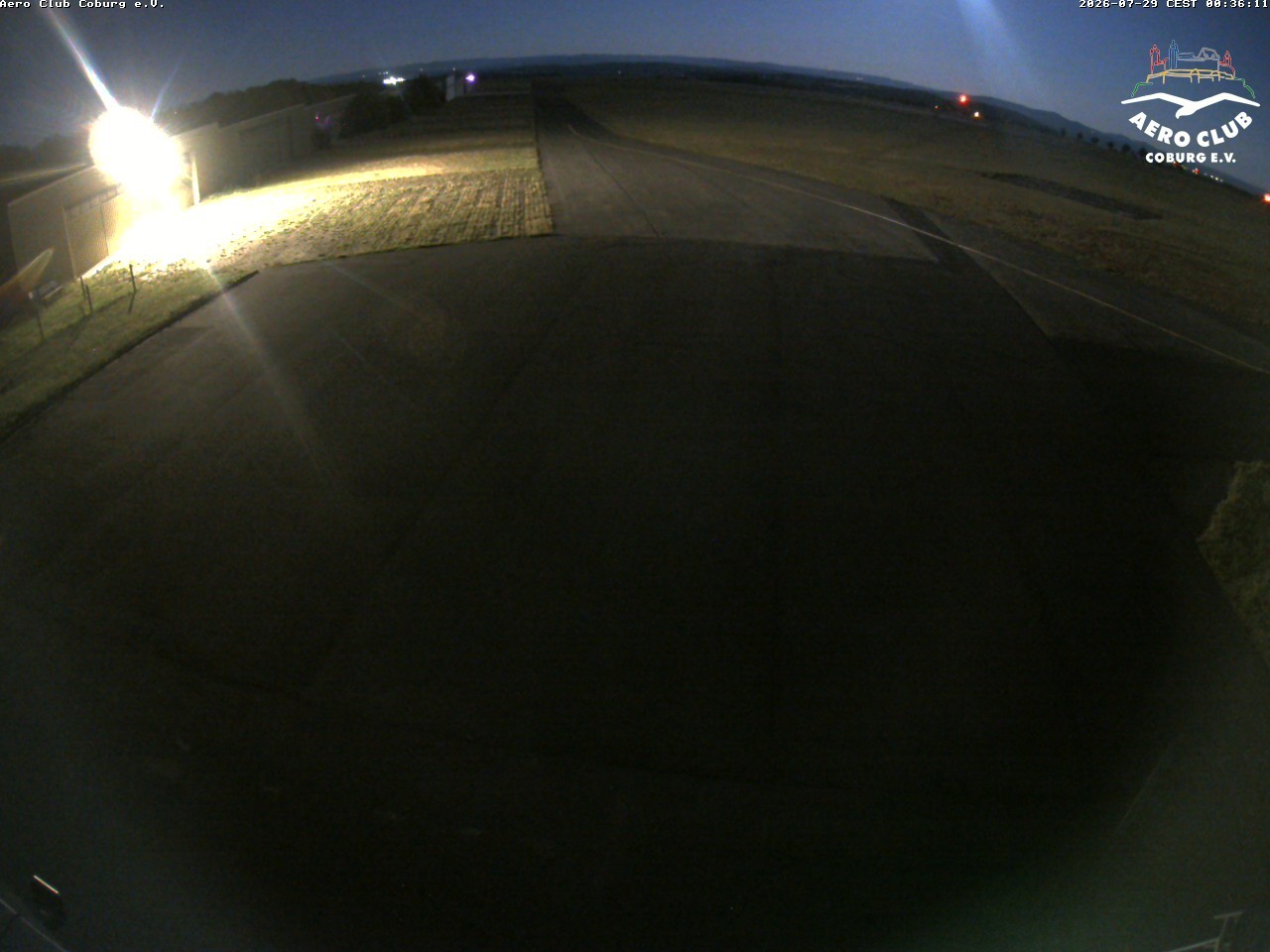 Archiv Foto Webcam Vorfeld Aero Club Coburg