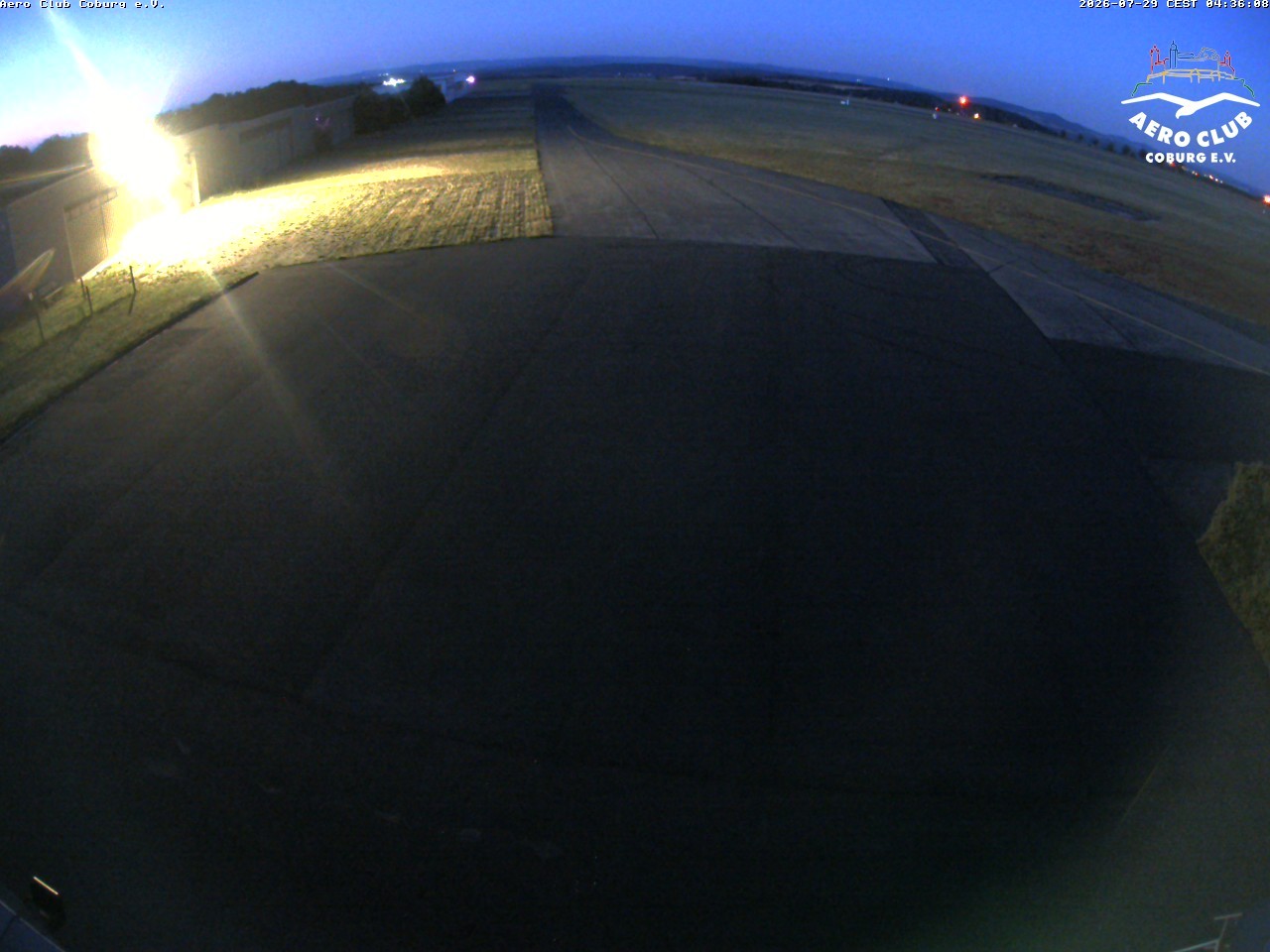 Archiv Foto Webcam Vorfeld Aero Club Coburg