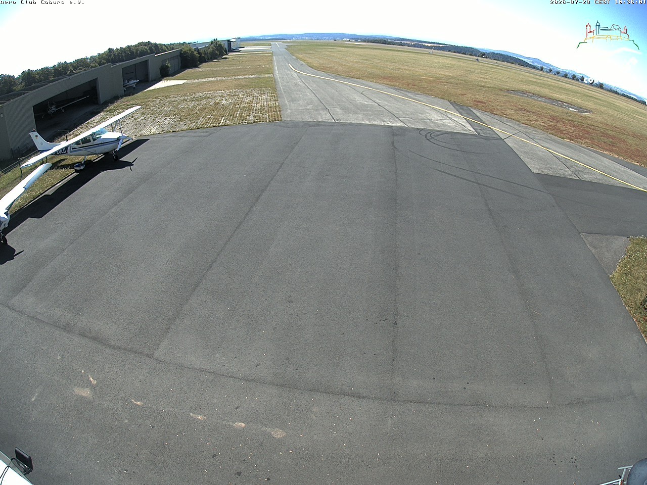 Archiv Foto Webcam Vorfeld Aero Club Coburg