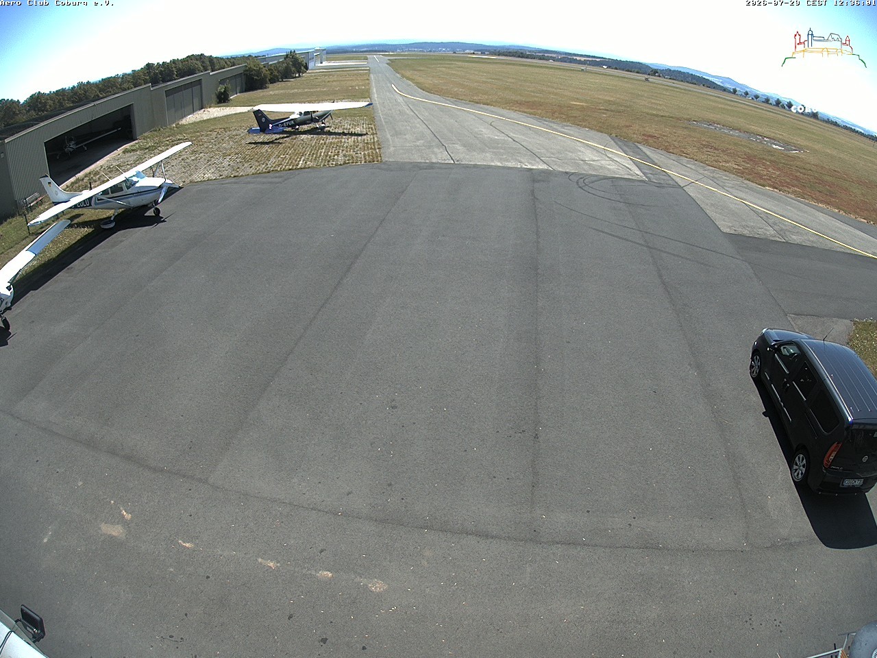 Archiv Foto Webcam Vorfeld Aero Club Coburg