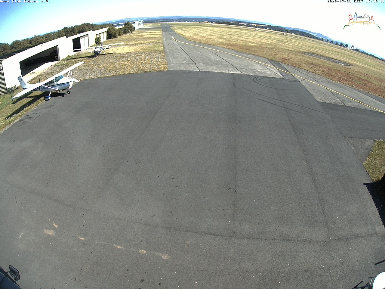 Archiv Foto Webcam Vorfeld Aero Club Coburg