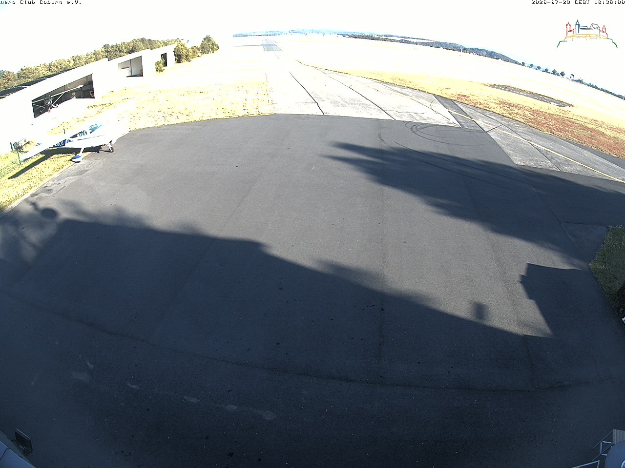 Archiv Foto Webcam Vorfeld Aero Club Coburg