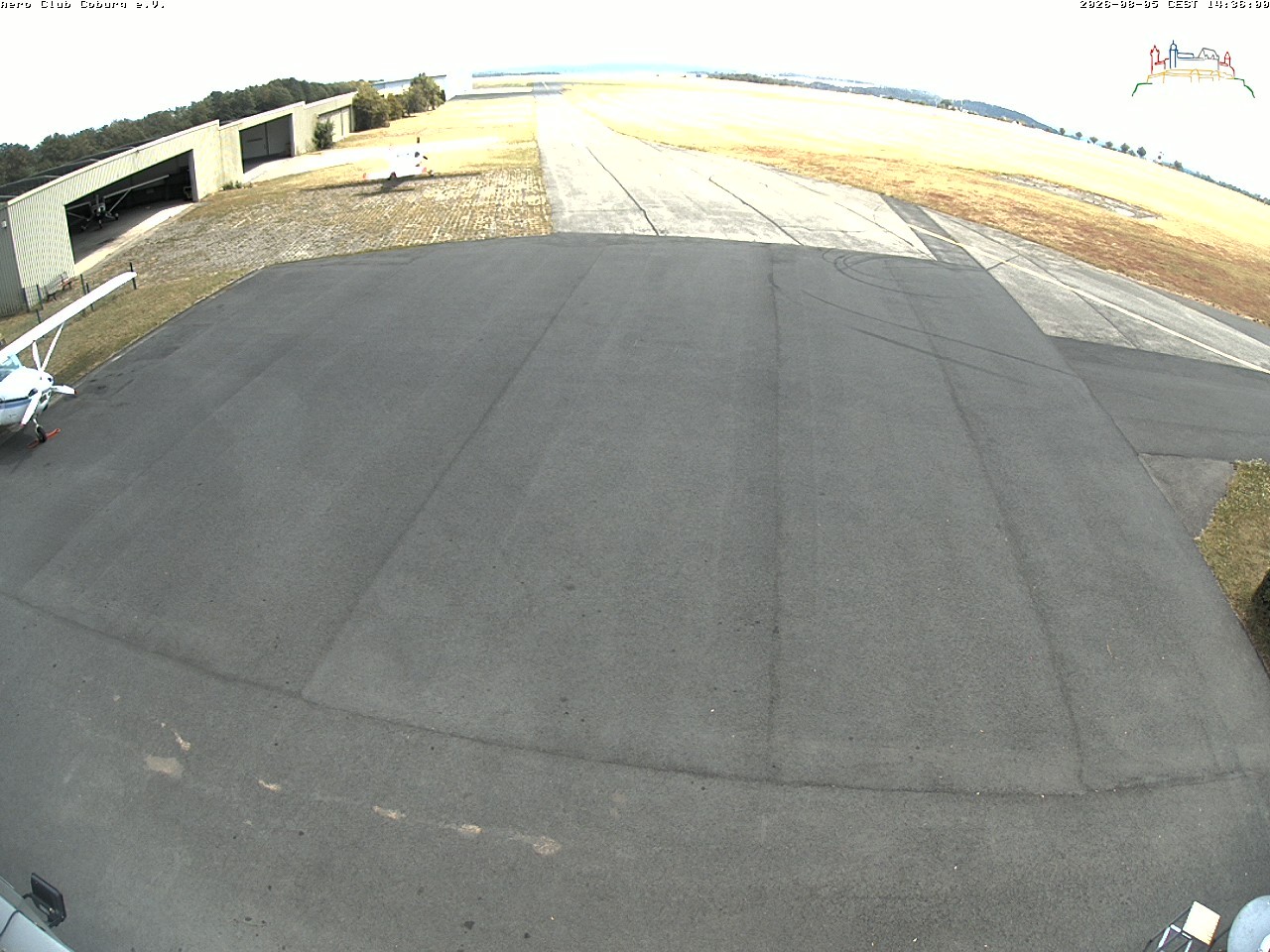 Archiv Foto Webcam Vorfeld Aero Club Coburg
