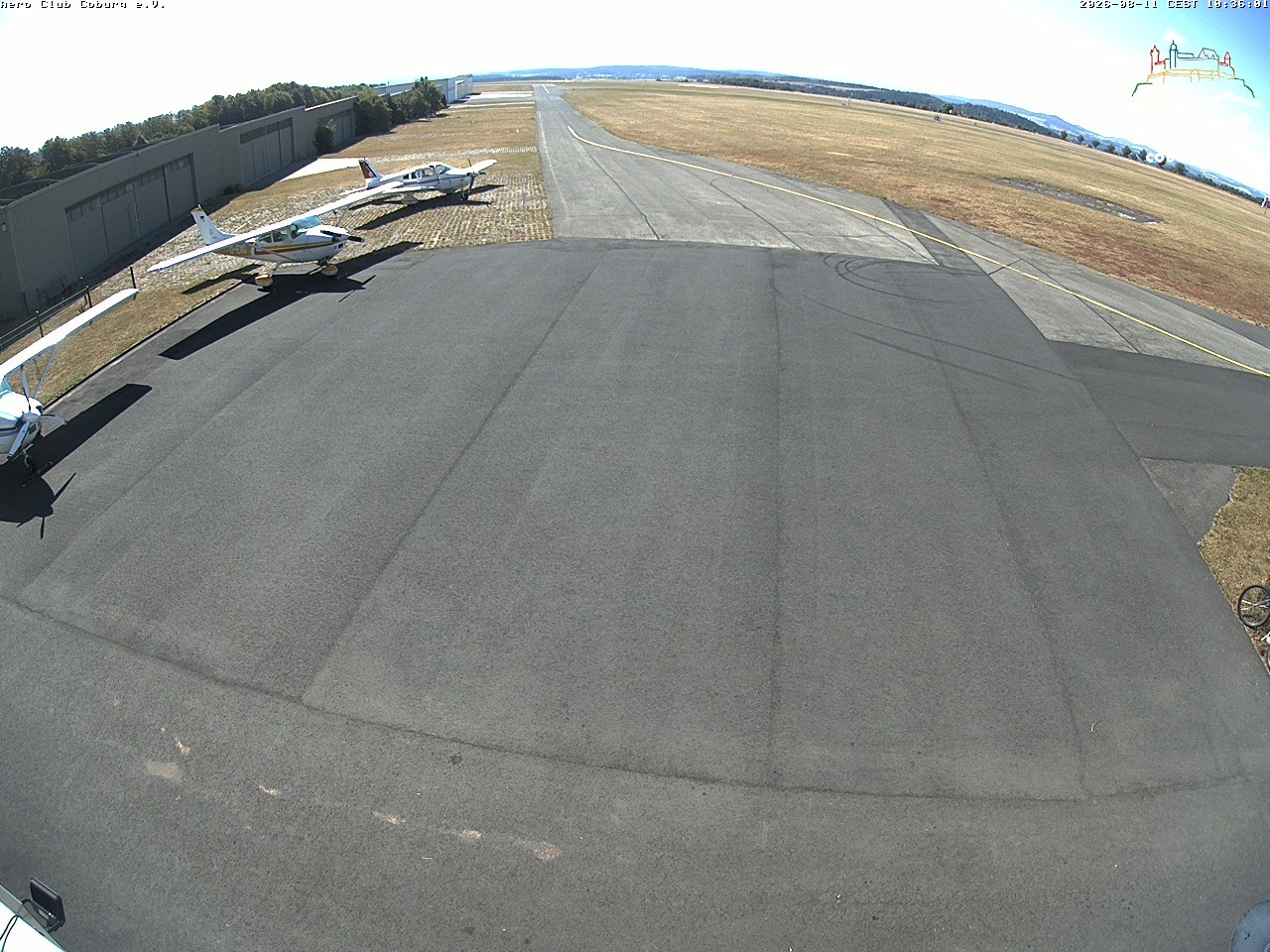 Archiv Foto Webcam Vorfeld Aero Club Coburg