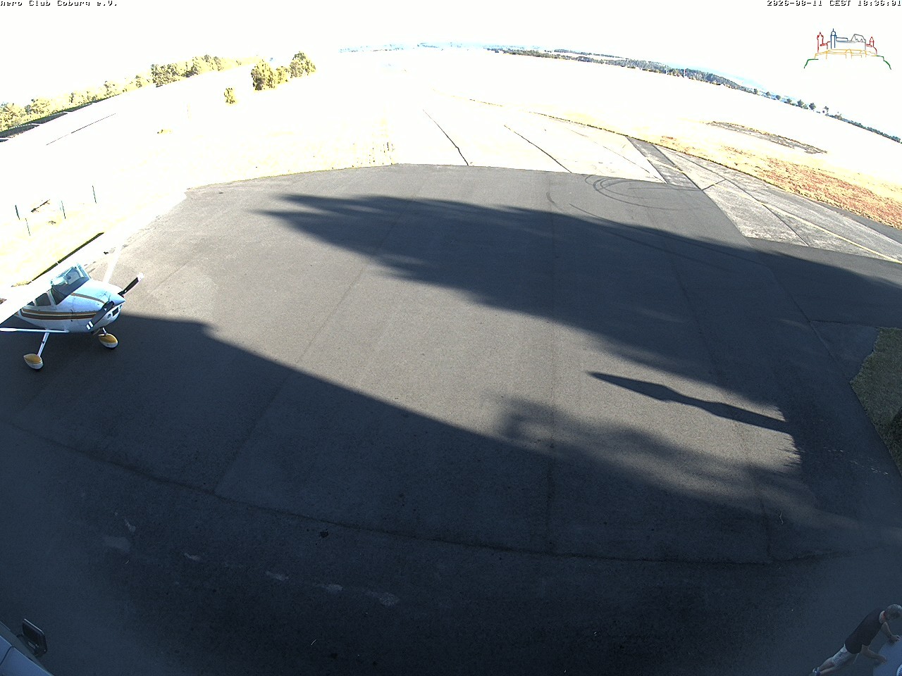 Archiv Foto Webcam Vorfeld Aero Club Coburg