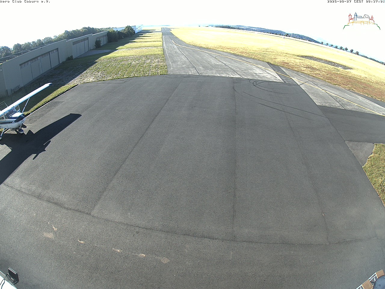 Archiv Foto Webcam Vorfeld Aero Club Coburg