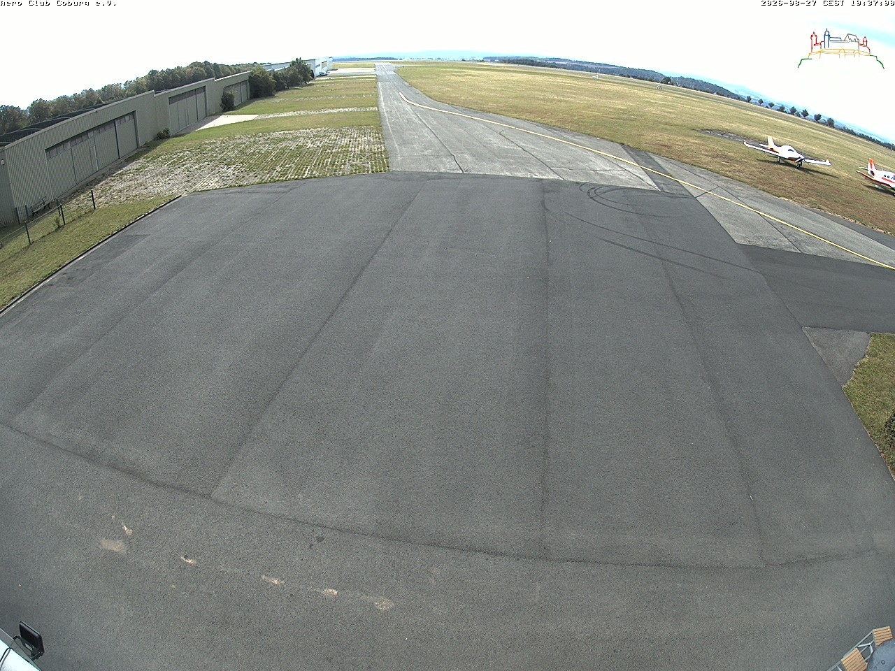 Archiv Foto Webcam Vorfeld Aero Club Coburg
