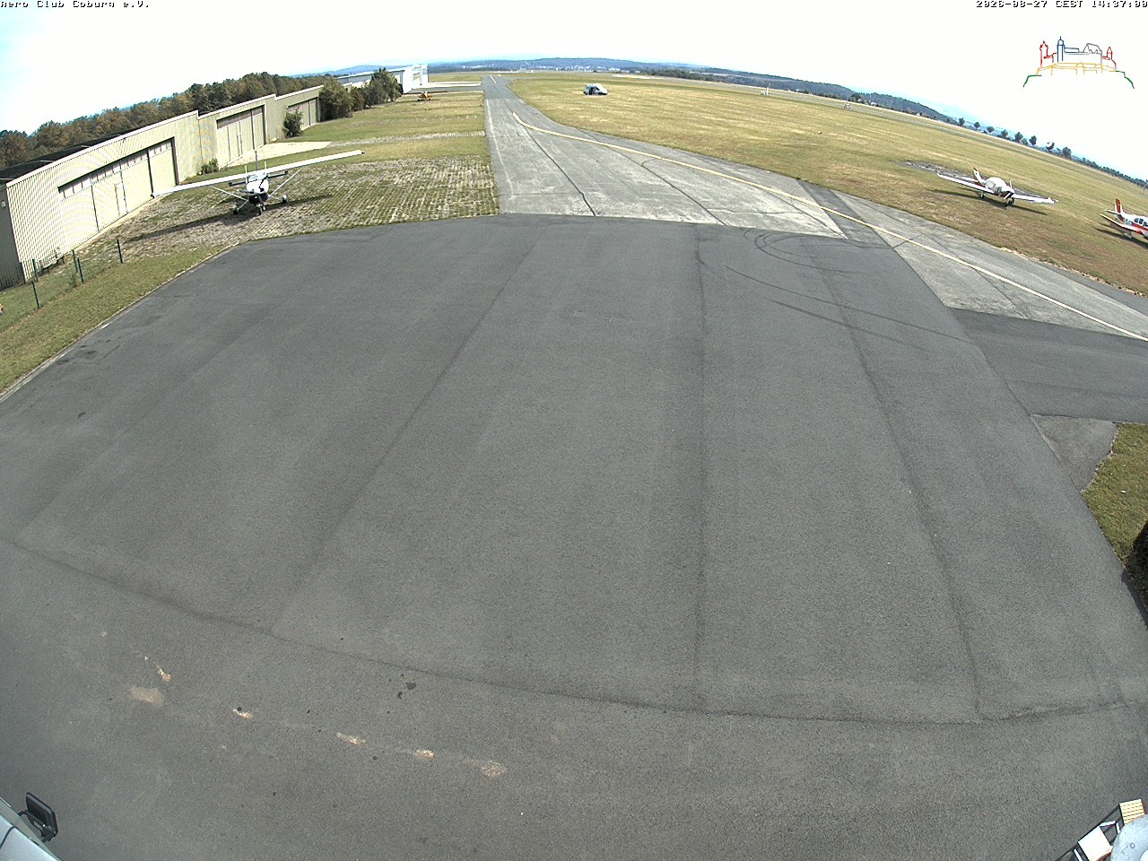 Archiv Foto Webcam Vorfeld Aero Club Coburg