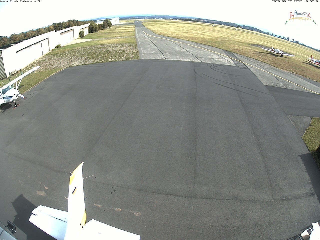 Archiv Foto Webcam Vorfeld Aero Club Coburg