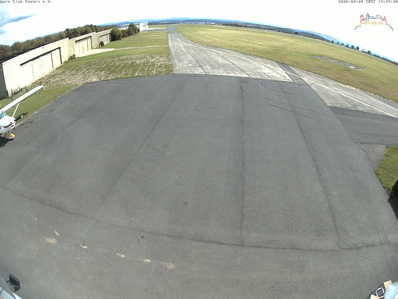 Archiv Foto Webcam Vorfeld Aero Club Coburg
