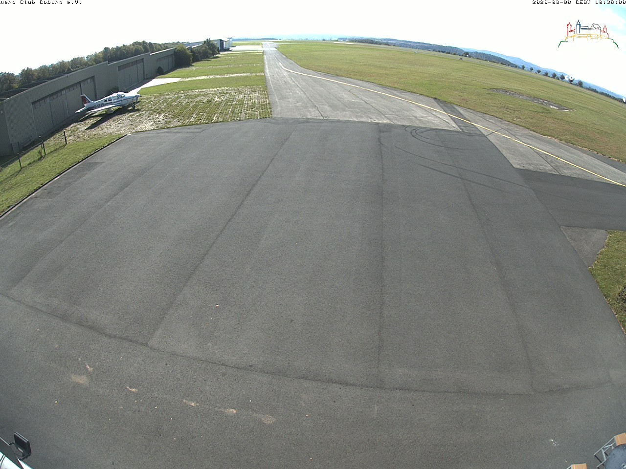 Archiv Foto Webcam Vorfeld Aero Club Coburg