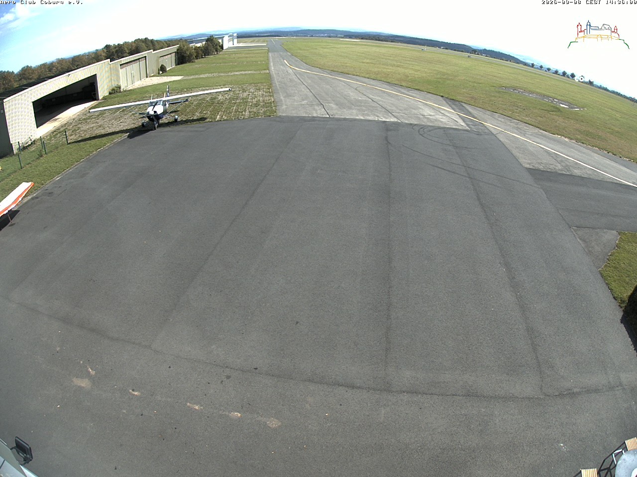 Archiv Foto Webcam Vorfeld Aero Club Coburg