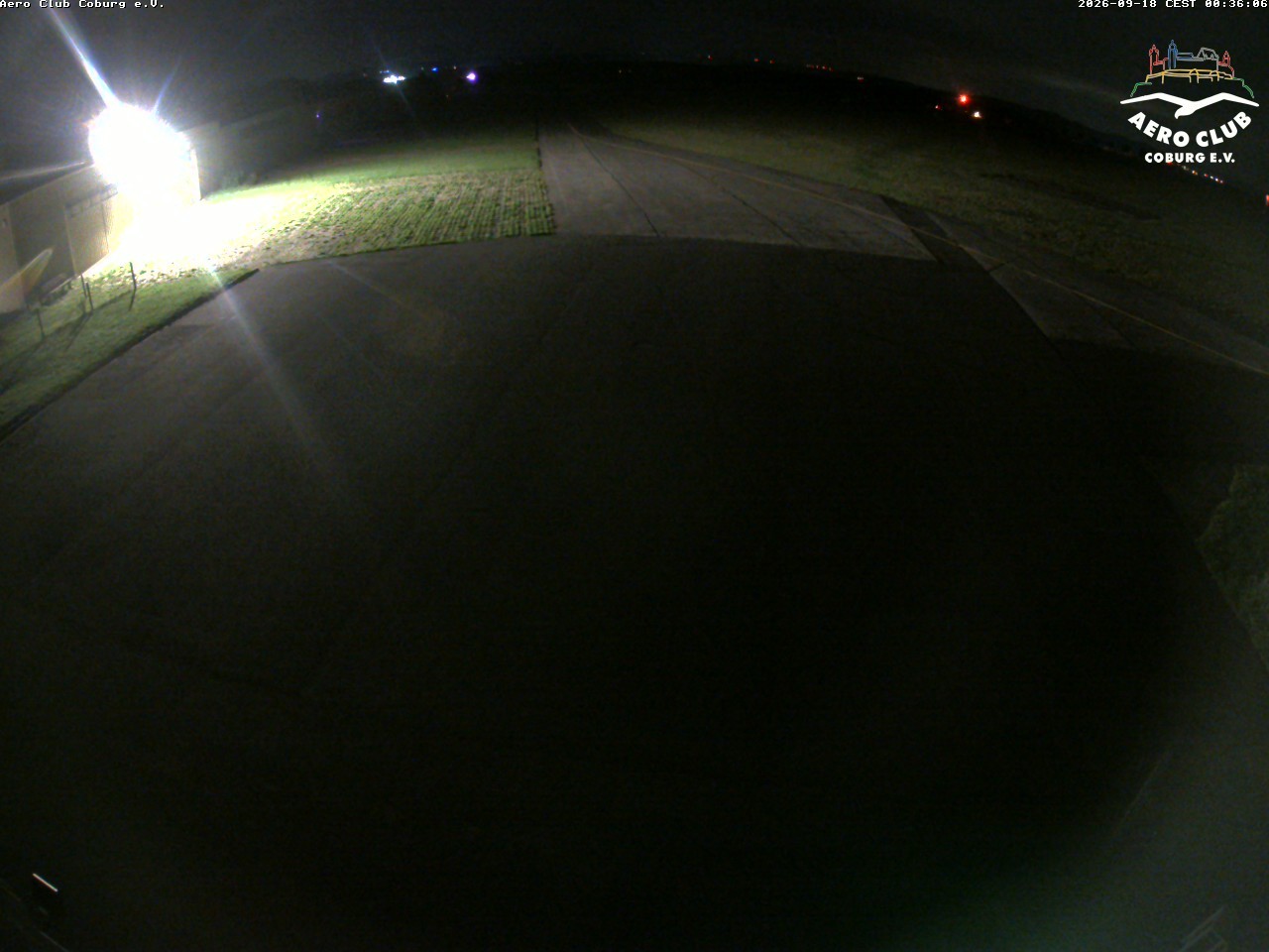 Archiv Foto Webcam Vorfeld Aero Club Coburg