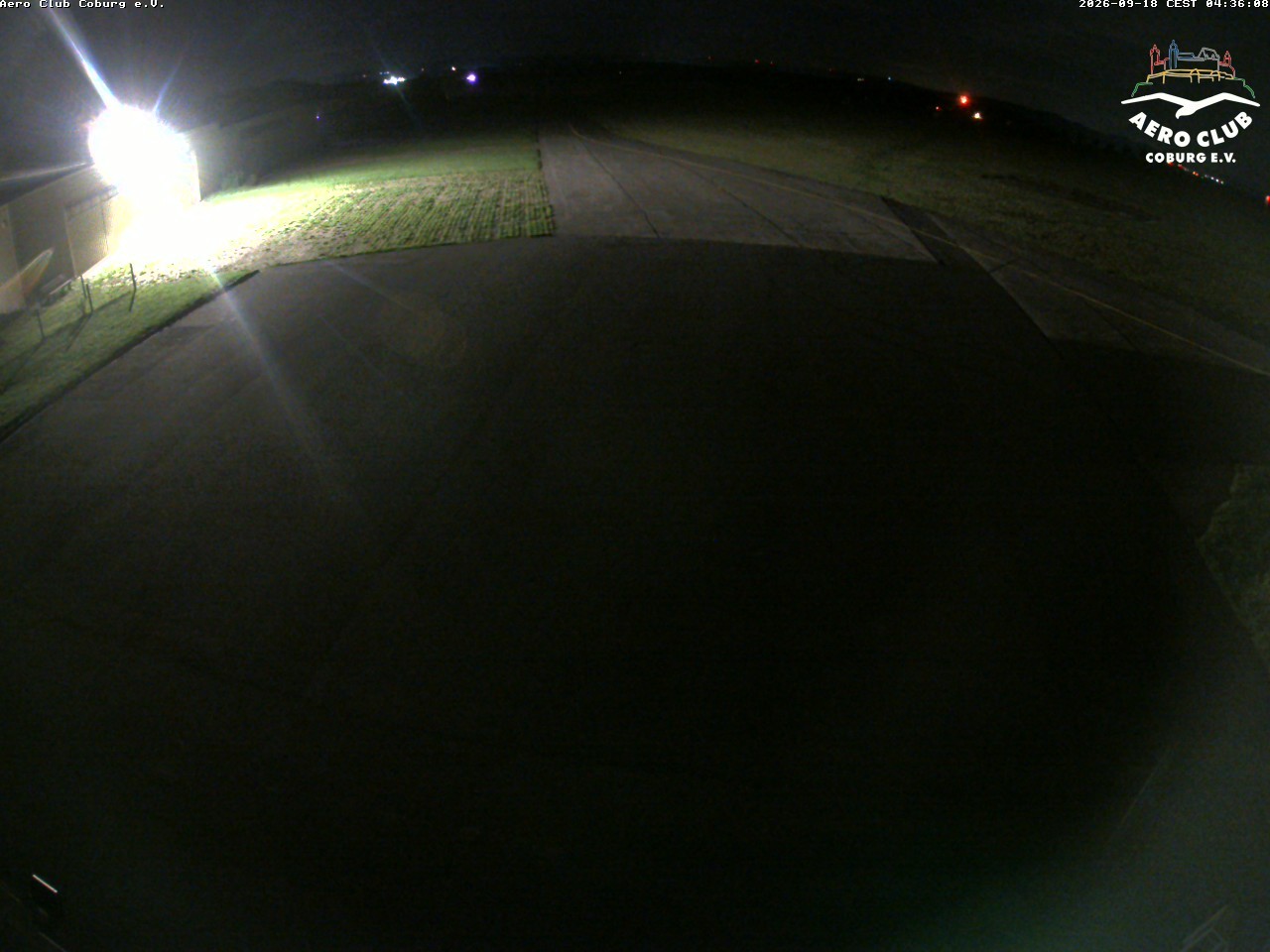 Archiv Foto Webcam Vorfeld Aero Club Coburg