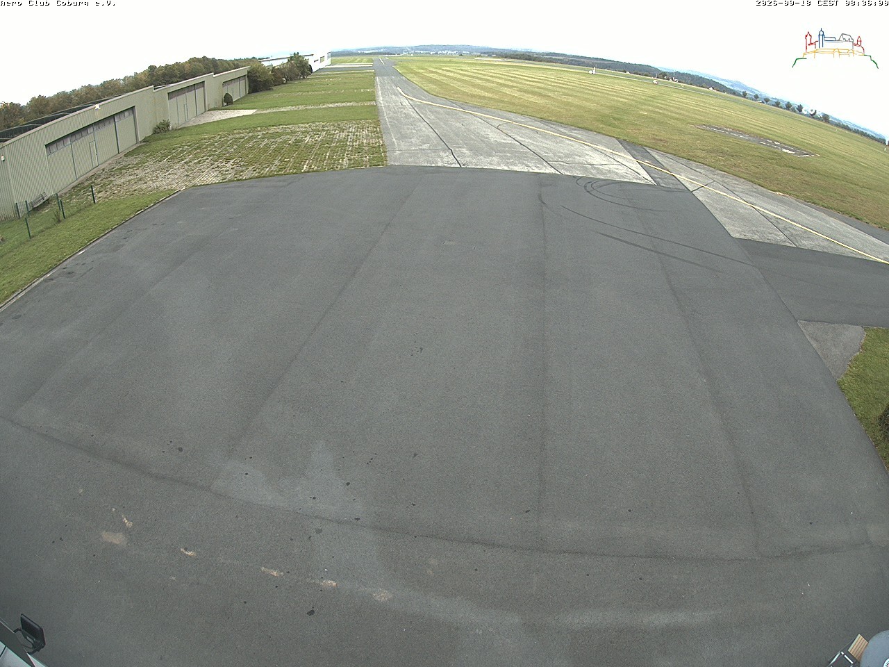 Archiv Foto Webcam Vorfeld Aero Club Coburg