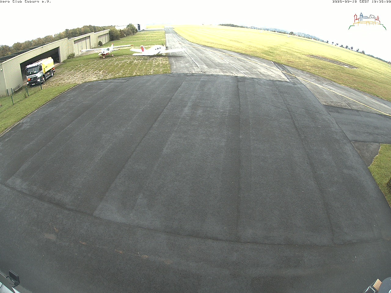 Archiv Foto Webcam Vorfeld Aero Club Coburg