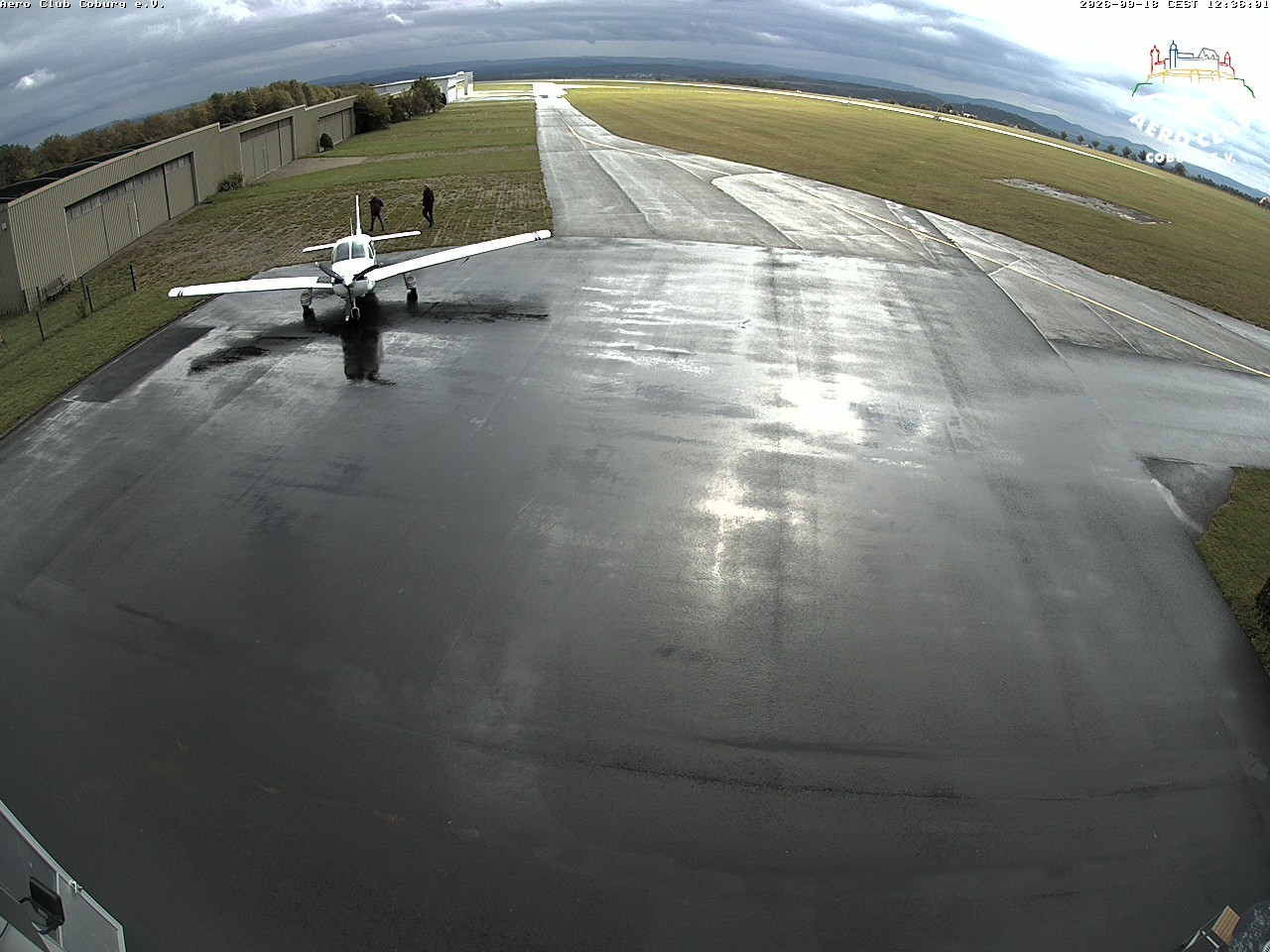 Archiv Foto Webcam Vorfeld Aero Club Coburg