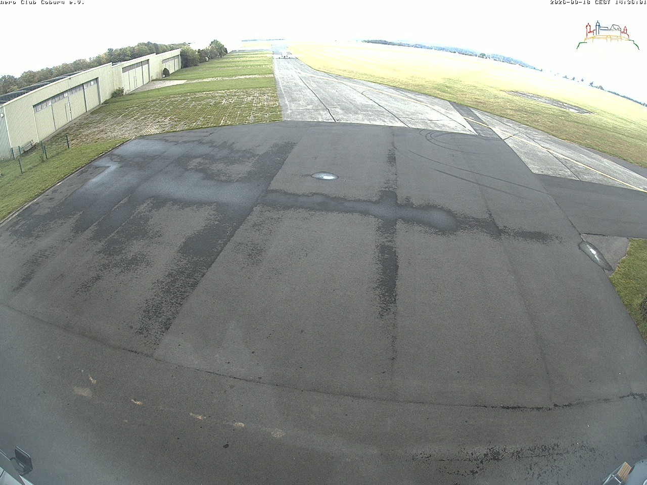 Archiv Foto Webcam Vorfeld Aero Club Coburg