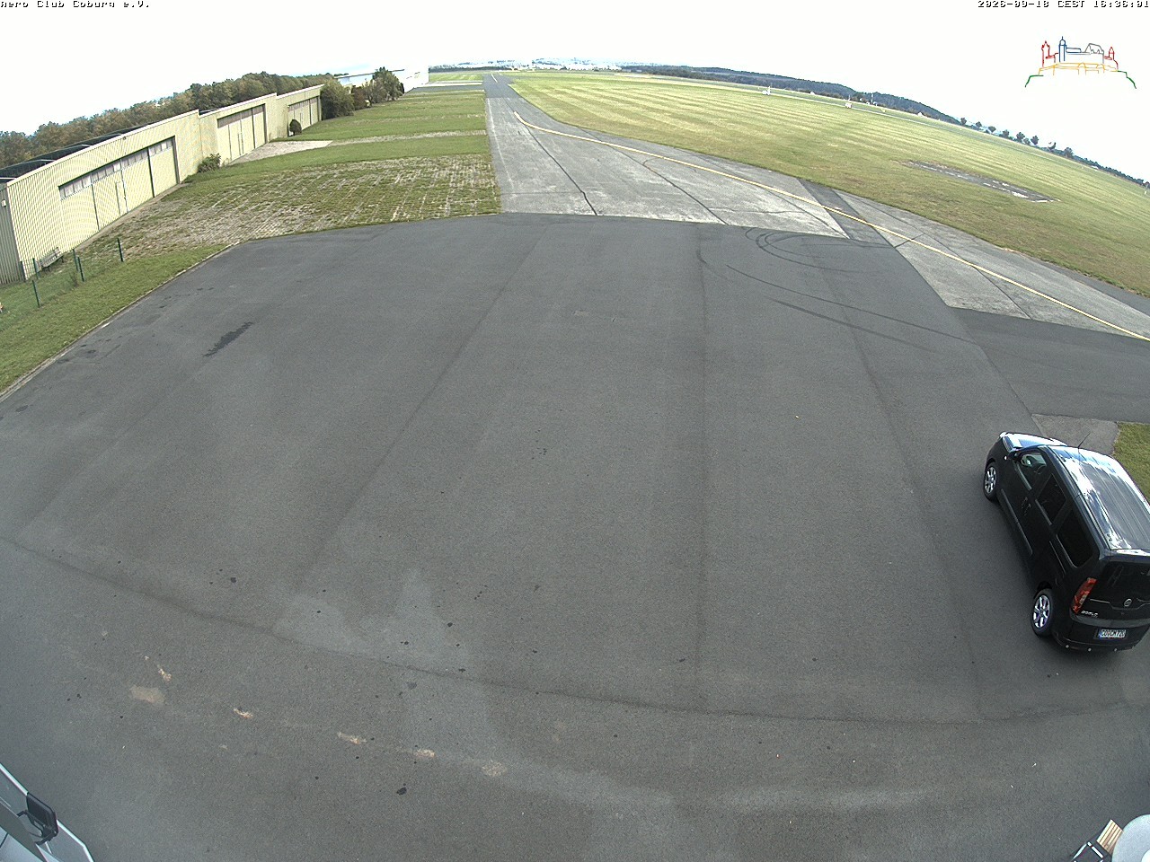 Archiv Foto Webcam Vorfeld Aero Club Coburg