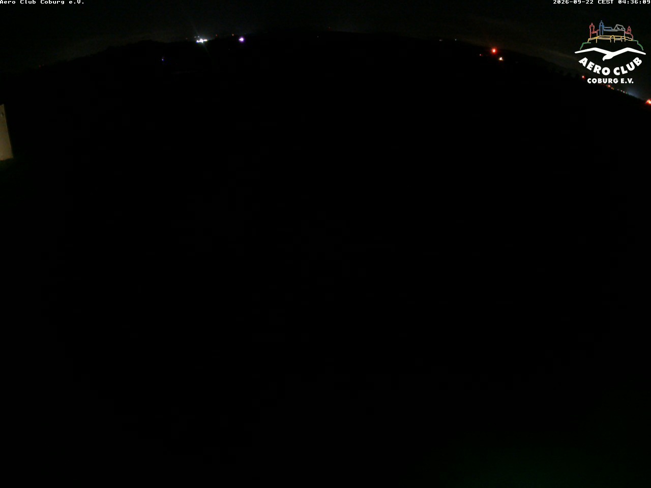 Archiv Foto Webcam Vorfeld Aero Club Coburg