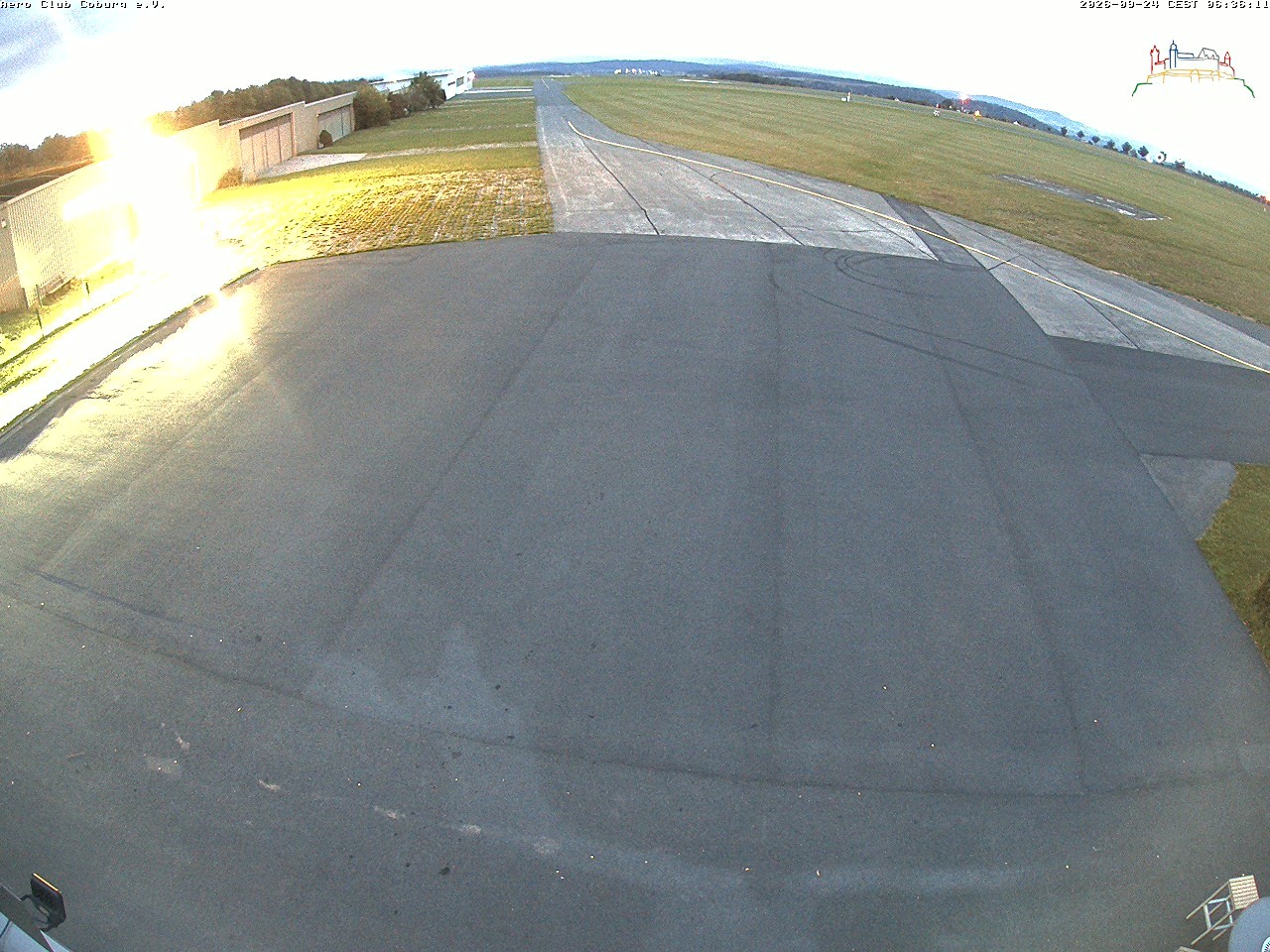 Archiv Foto Webcam Vorfeld Aero Club Coburg