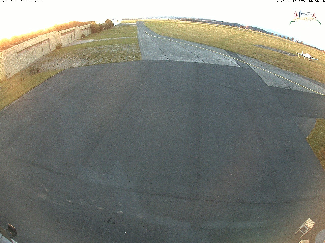 Archiv Foto Webcam Vorfeld Aero Club Coburg