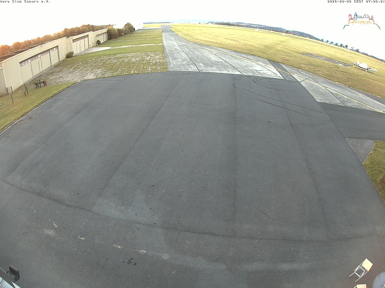 Archiv Foto Webcam Vorfeld Aero Club Coburg