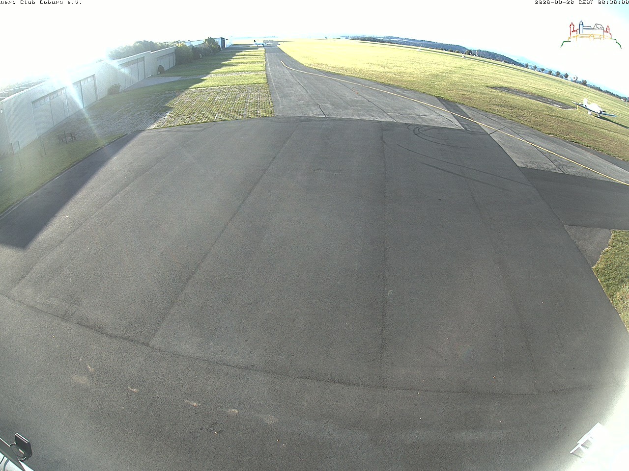 Archiv Foto Webcam Vorfeld Aero Club Coburg