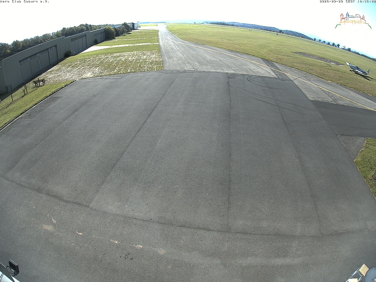 Archiv Foto Webcam Vorfeld Aero Club Coburg