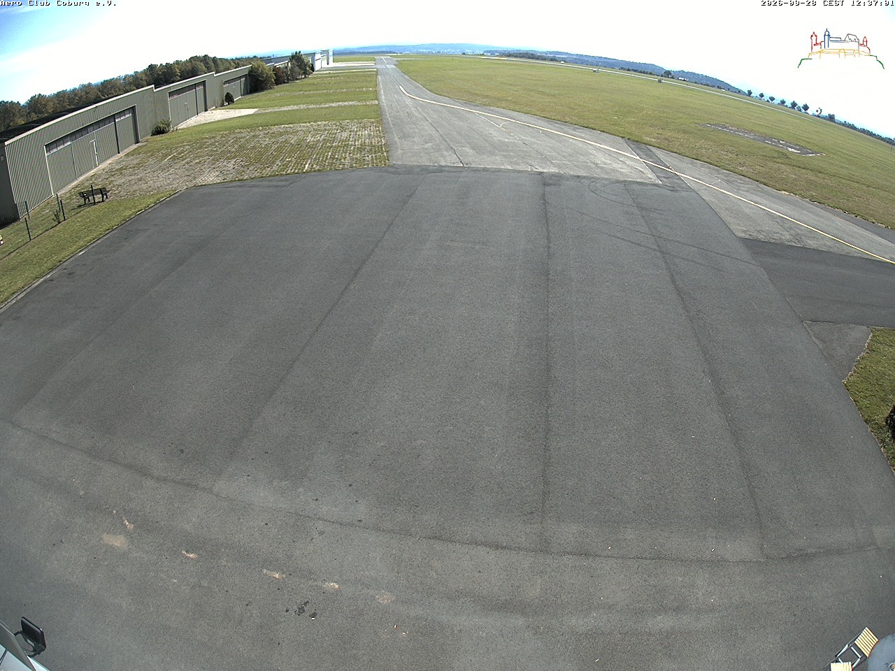 Archiv Foto Webcam Vorfeld Aero Club Coburg