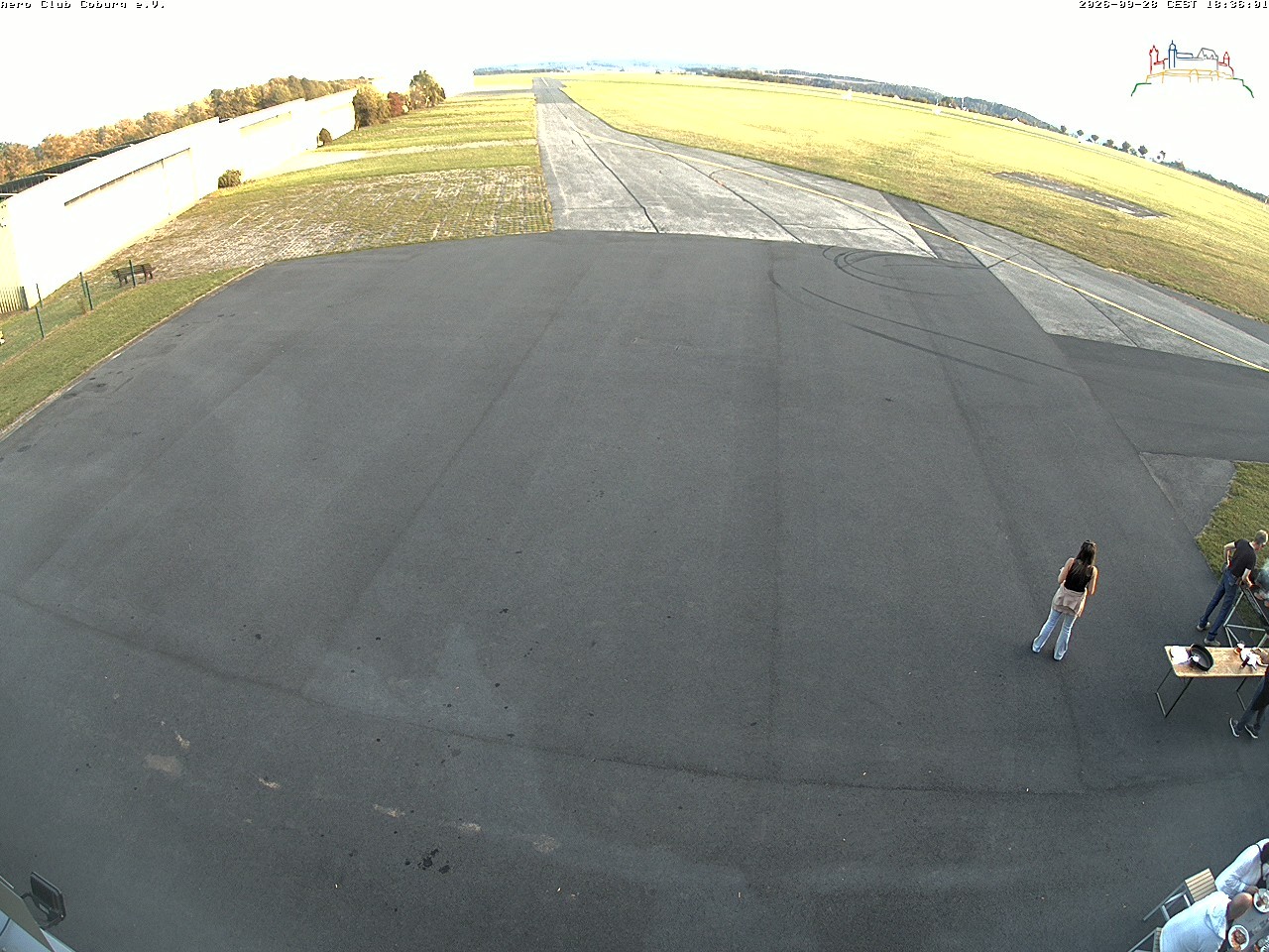 Archiv Foto Webcam Vorfeld Aero Club Coburg