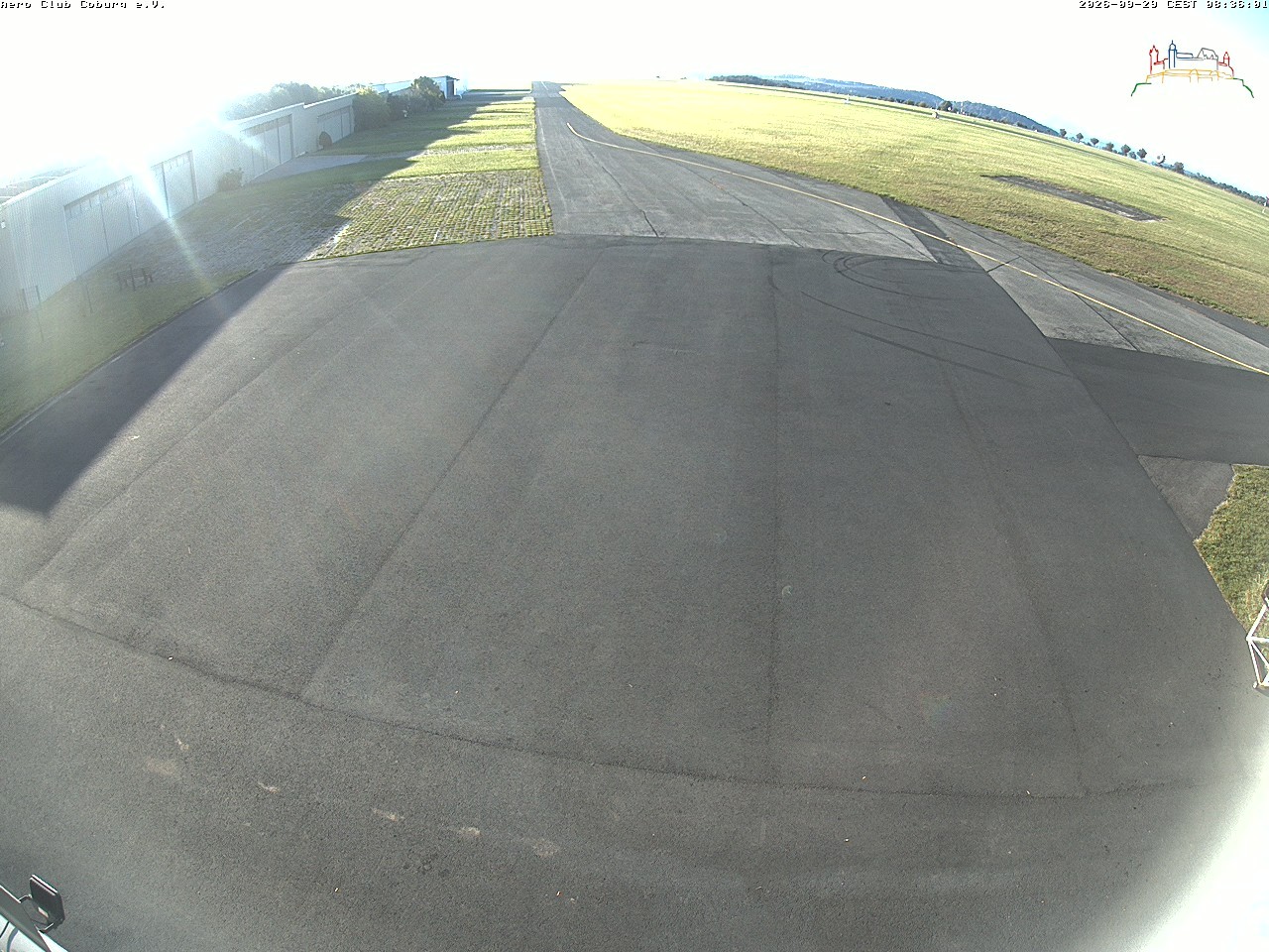 Archiv Foto Webcam Vorfeld Aero Club Coburg