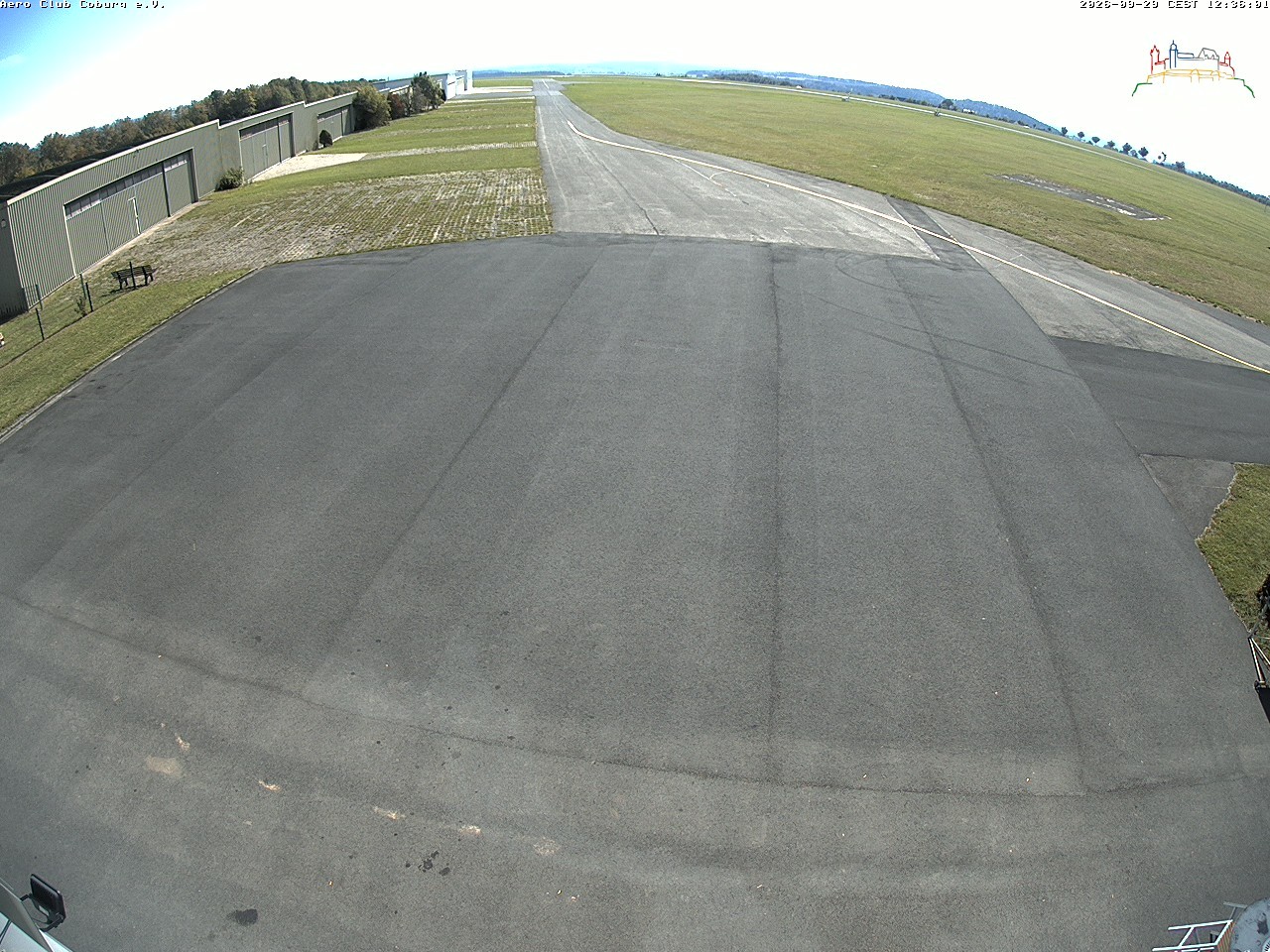 Archiv Foto Webcam Vorfeld Aero Club Coburg