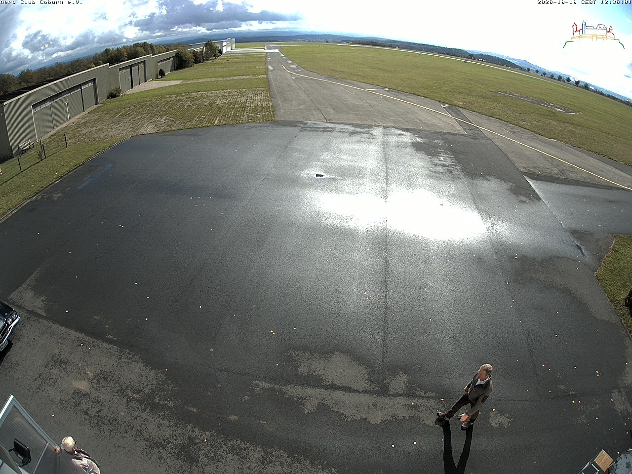 Archiv Foto Webcam Vorfeld Aero Club Coburg