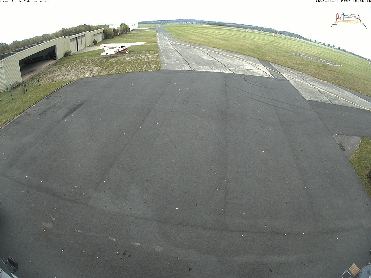 Archiv Foto Webcam Vorfeld Aero Club Coburg