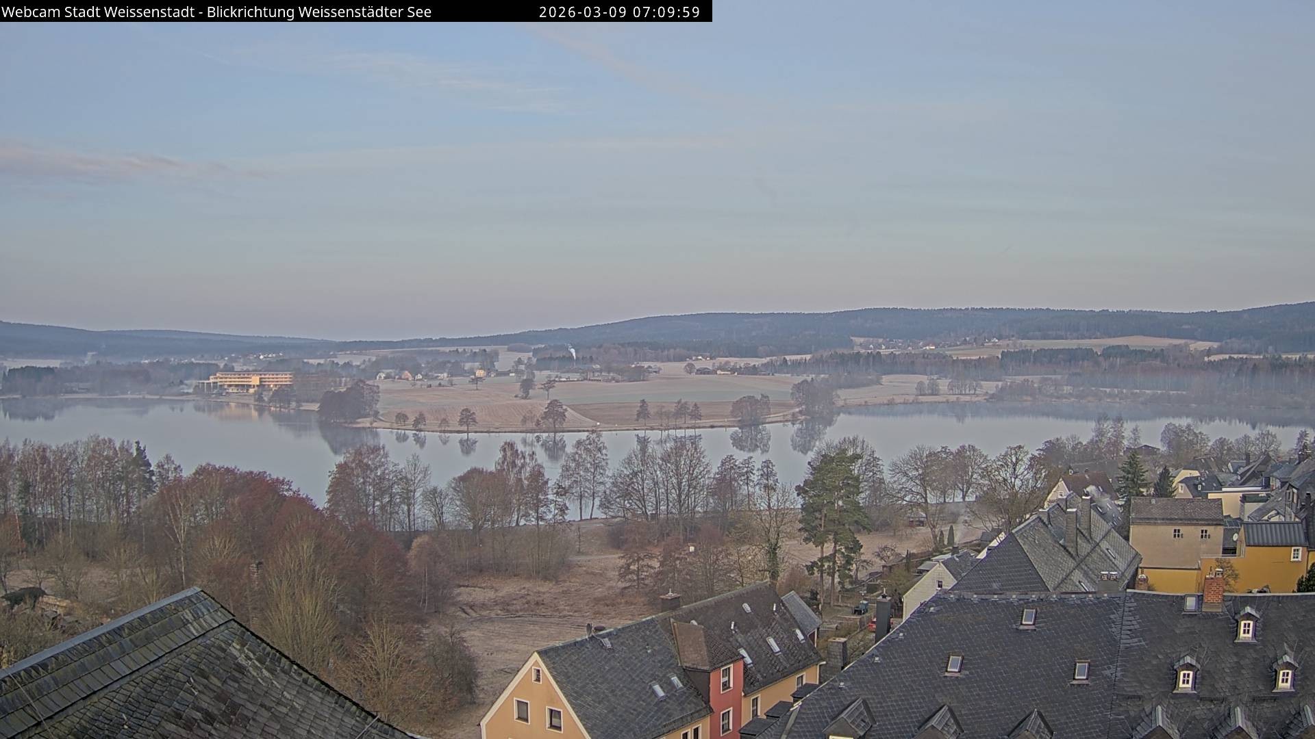 Archiv Foto Webcam Blick auf den Weißenstädter See