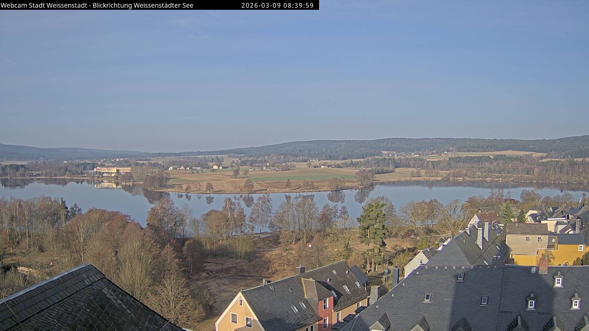 Archiv Foto Webcam Blick auf den Weißenstädter See
