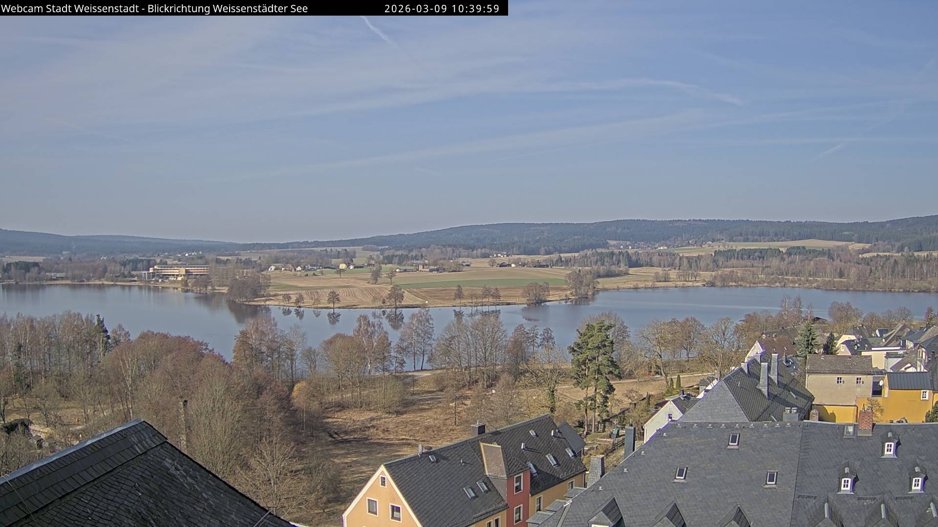 Archiv Foto Webcam Blick auf den Weißenstädter See