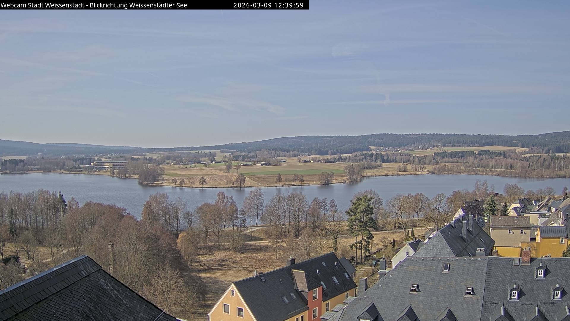 Archiv Foto Webcam Blick auf den Weißenstädter See