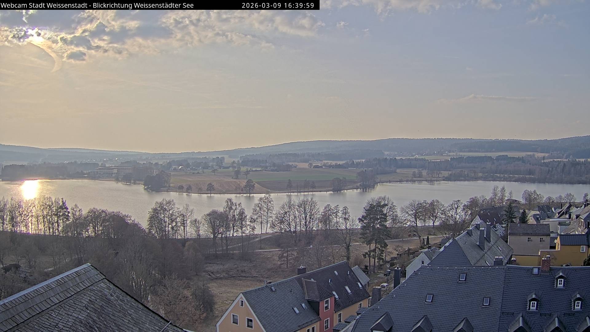 Archiv Foto Webcam Blick auf den Weißenstädter See