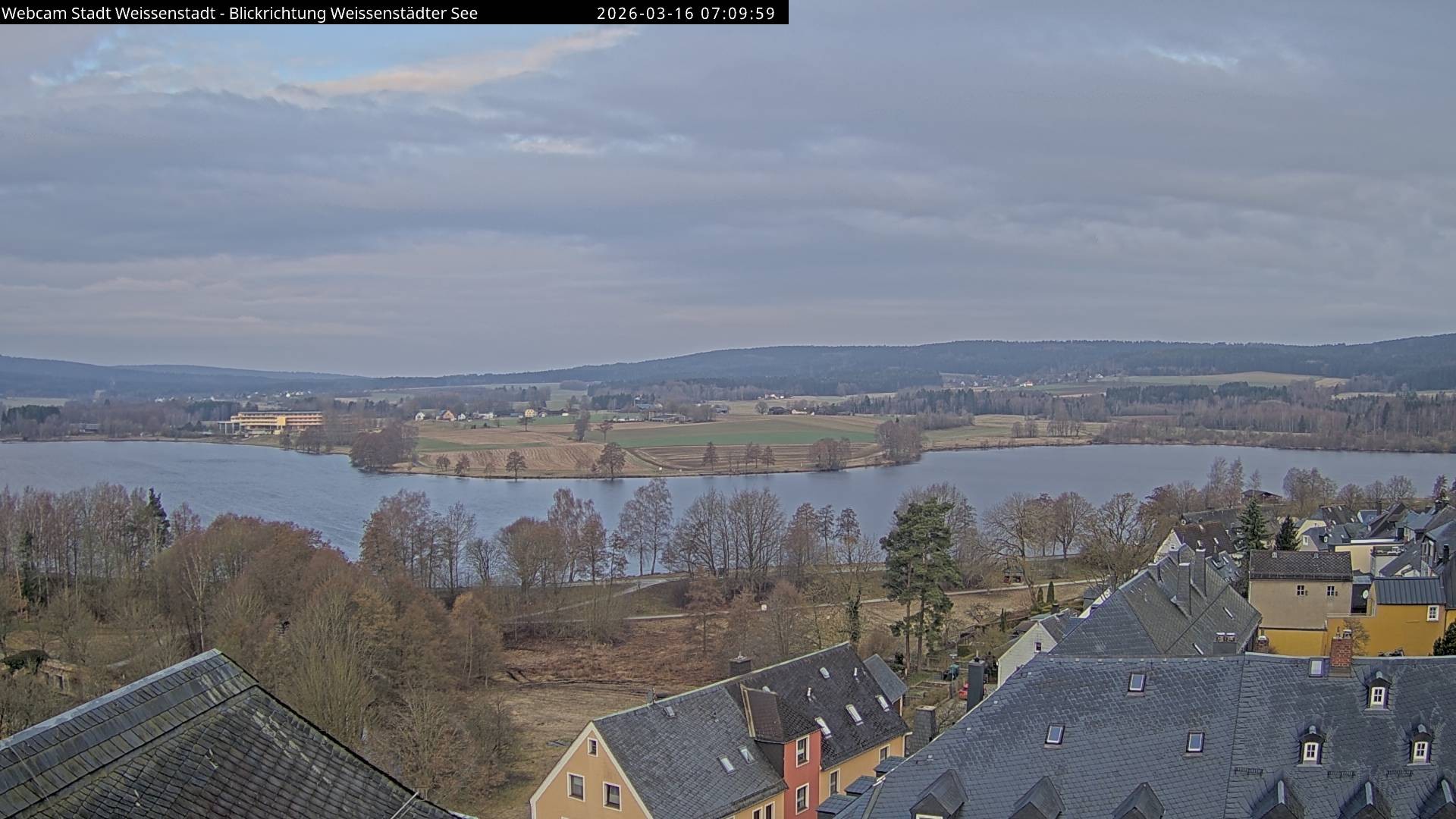 Archiv Foto Webcam Blick auf den Weißenstädter See